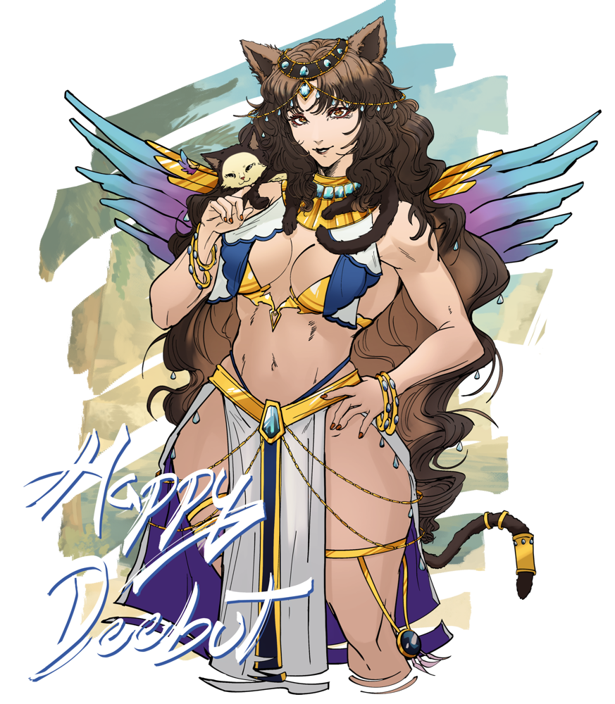 Fanart for Dee the Sphinx debut