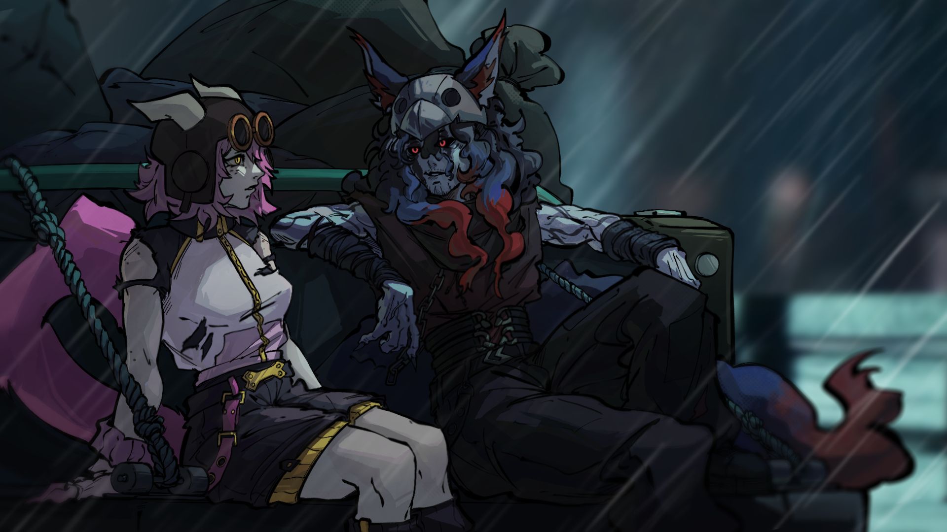 End card Illustration commission for Skrfy